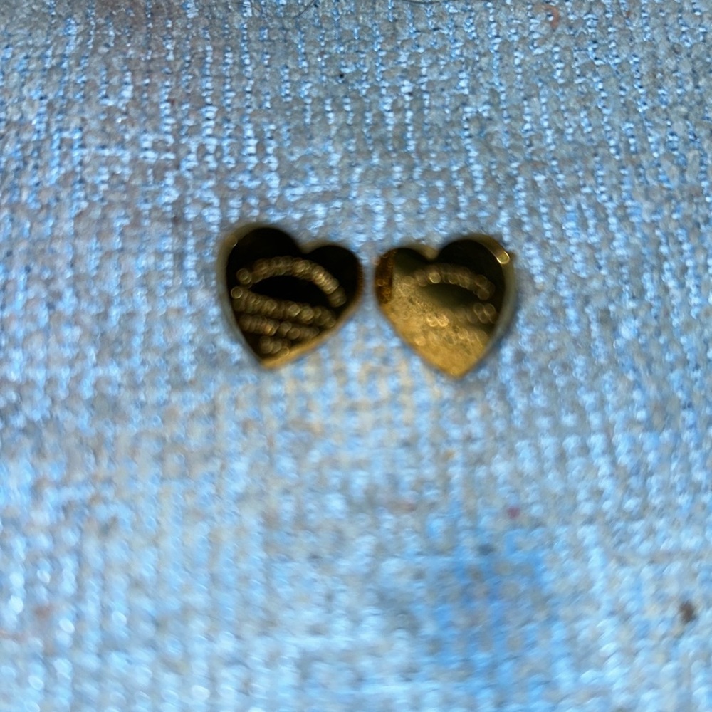Tiffany & Co Sterling Silver Earings Gold Plated.